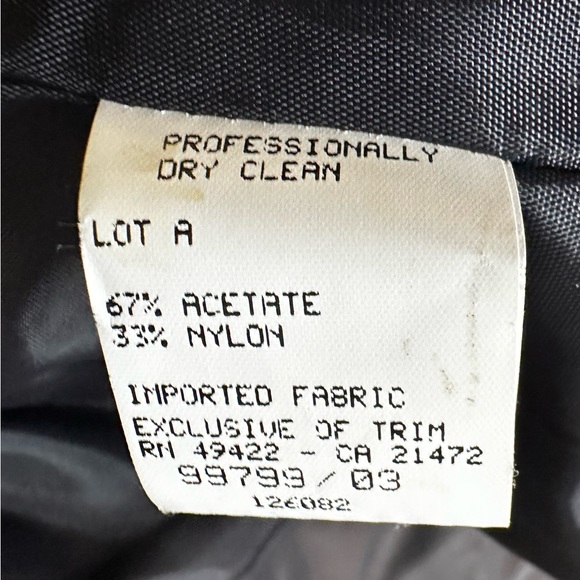 Scott McClintock Vintage Evening Velvet Blazer Jacket Black Gold 10 - Picture 9 of 12